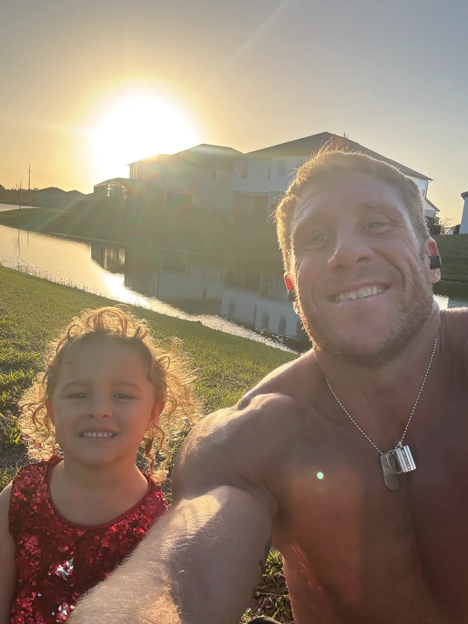 Garrett with his niece